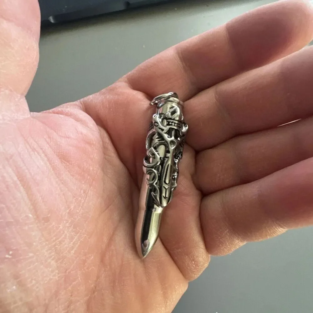 Silver Spark Jewels gun bullet